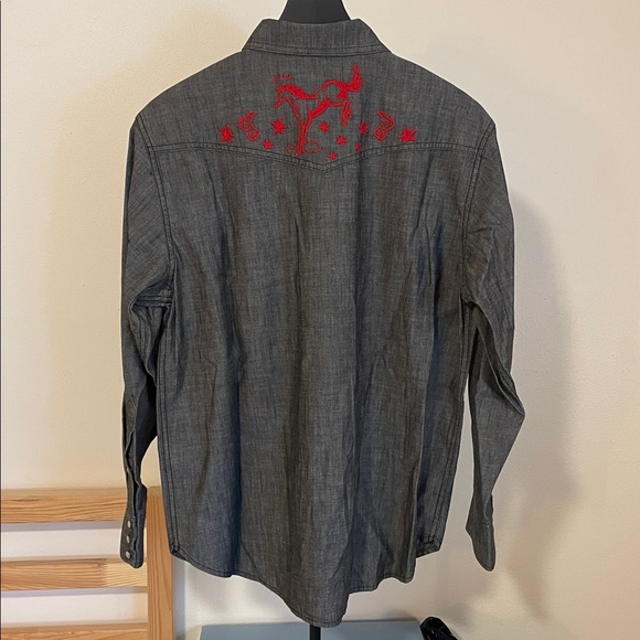 WOMEN'S EMBROIDERED WESTERN SHIRT - Picture 6 of 9